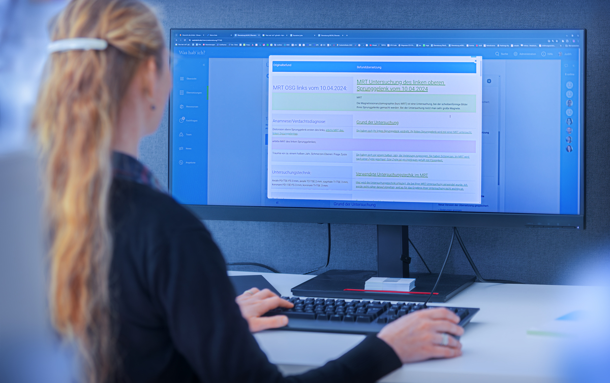 Befundübersetzung
<p>
<a href="/res/img/presseinformationen/highres/garbe_Übersetzung.jpg" class="new-window">Download JPG hochauflösend</a><br />
Fotograf: Amac Garbe
</p>